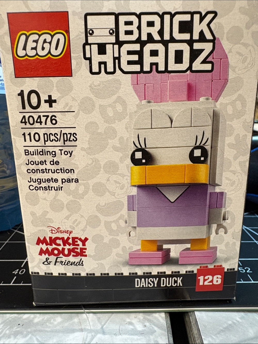 LEGO Daisy Duck BrickHeadz in Pink, Purple & Yellow